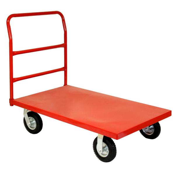 300KG 400KG Heavy Duty Platform Trolley Blue Hand Truck Push Cart