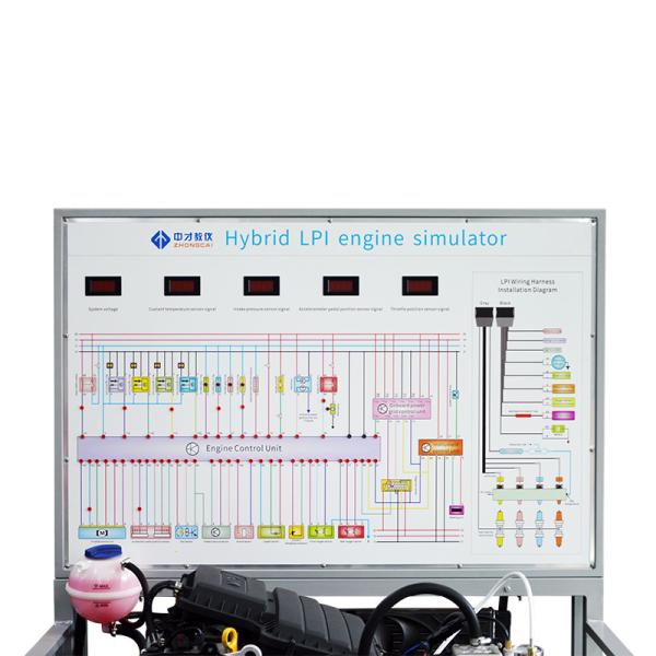 Simulateur de moteur LPI hybride pour équipement éducatif automobile