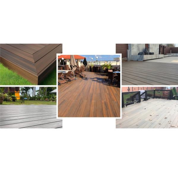 Жизнь отделки анти- Mildew на открытом воздухе покрытая составная украшая 25-30 лет HDPE 38%