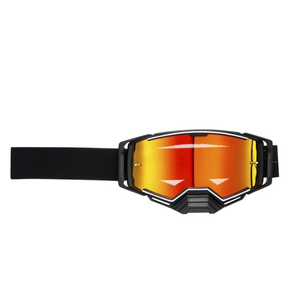 Customized Color Anti Slip Elastic Strap Motorcycle Racing Dirtbike Goggles Glasses