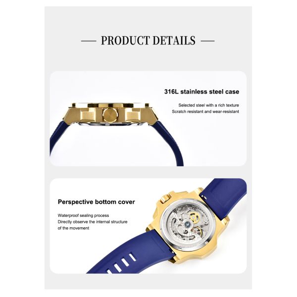 SHX IronPulse Automatic Sport Watch OEM