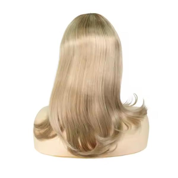 Mono Top Lace Front Wigs 14 Straight 100% RAW Cuticle European Remy Human Hair Alopecia Wigs for Women Medical Wigs