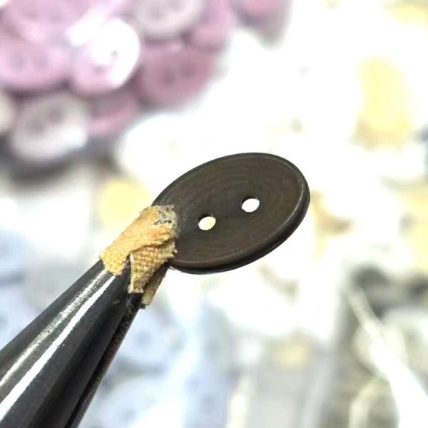 Natural Corozo Buttons with Subtle Wood-Grain Patterns - Eco-Friendly & Durable Tagua Nut Buttons