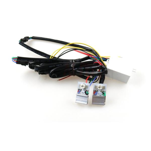 White Yellow Color RGB Angel Eye Ring HID LED Motorcycle Light