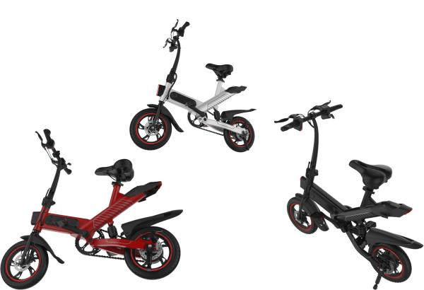 Intelligent Compact Folding Electric Bike Adjustable Seat Height Pure Electric Folding Bicycle