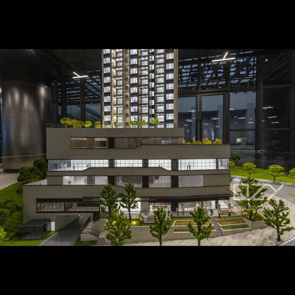 Architectural Miniatures Shenzhen Talents Housing Group- 1:100 Yunpan Residence Model