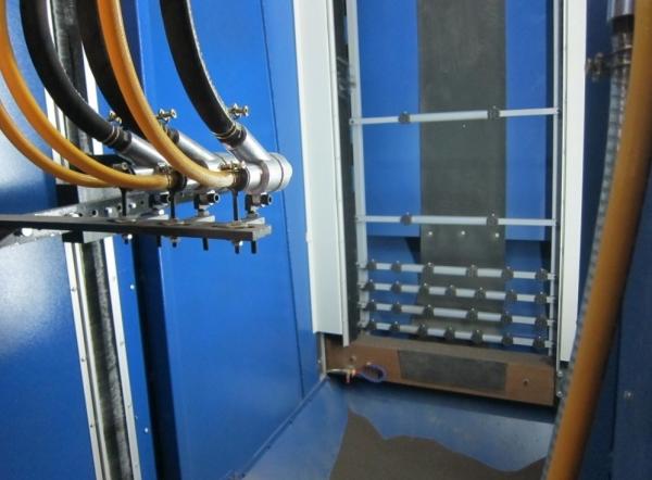 Fully Automatic Vertical Emery Glass Sandblasting Machine with No Grinding Head Number