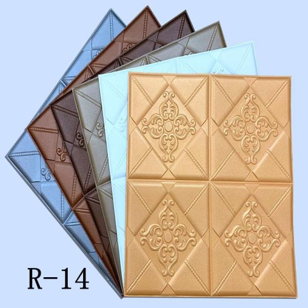 Wall Coating 3D Brick Design Foam Wallpapers for Administration Easy Installation