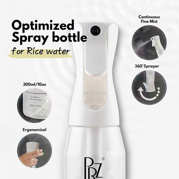 Natural Hair Growth Conditioner DIY Kit With Continuous Spray Bottle Package