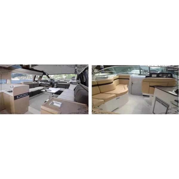 Прочный материал драпирования PVC для места шлюпки сумок ткани морского кожаной