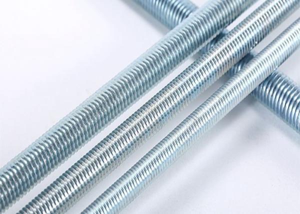 Grade 4.8 / 6.8 / 8.8 Carbon Steel Material of Full Threaded Rods For Construction Building DIN975 Standard