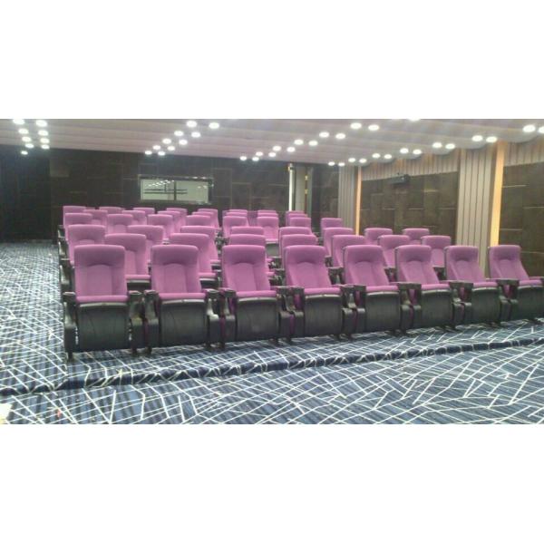OEM Folded 3d 4d 5d Movie Theater Chairs Red Color Movie Theatre Furniture