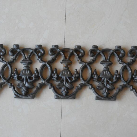 Stair Railings Balcony Cast Iron Rosette Decorative Iron Panels Eco Friendly