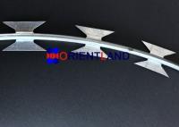 Hot Dipped Galvanized Concertina Wire BTO-22 Barbed Tape Razor Wire Coil BTC 54loops