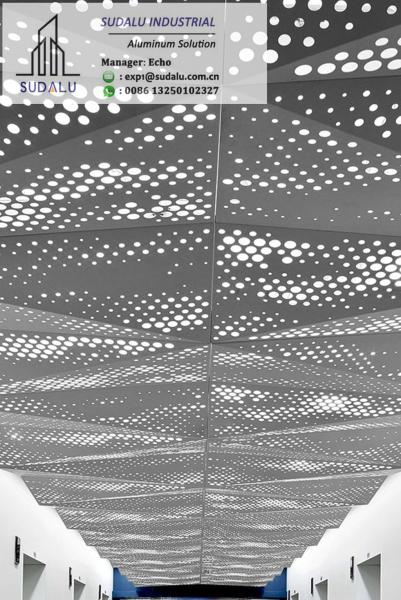 OEM Desinged Perforated Aluminum Ceiling Panels Aluminum Ceiling Tiles