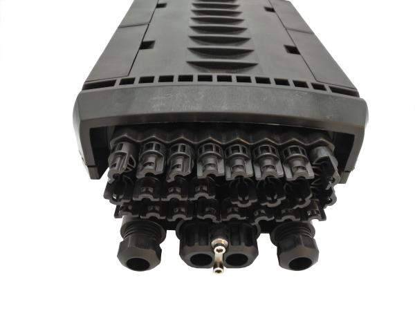 Boîte de réseau FTTH imperméable à l'eau IP68 extérieure à 24 ports Boîte de séparation de fibres optiques