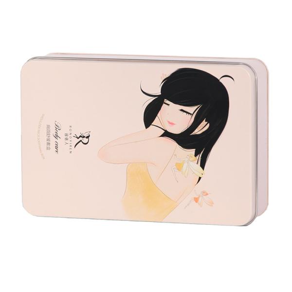 Tin box for facial mask,food grade tin, customized tin, decorative tin, metal packaging, tailor-made tin,food grade tin