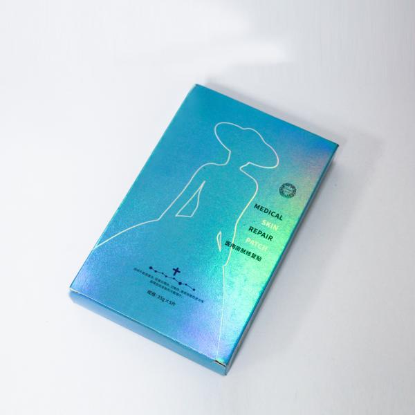 Facial Masks Cosmetic Packaging Box Water Resistance  UV Coating Custom Skin Care Boxes