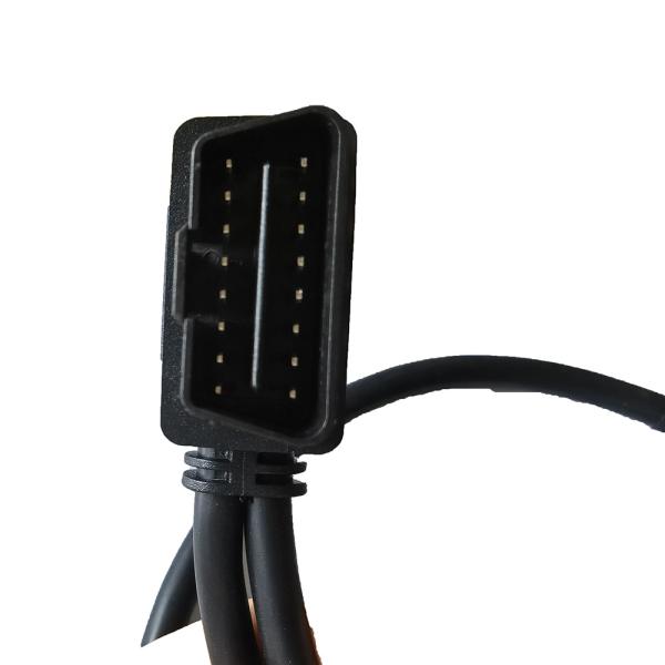 12W-24W OBD2 Y Cable Splitter Male To Dual Female For Benz Vehicle Diagnosis