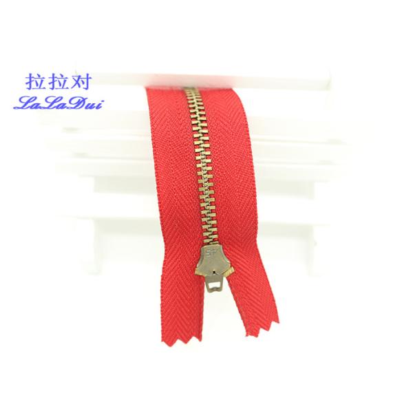 Antique Brass 6 Inches 4.5yg Jeans Zipper With H65 Brass Material