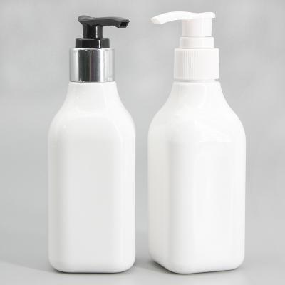 Garrafa de empacotamento cosmética plástica do quadrado 200ml para o champô