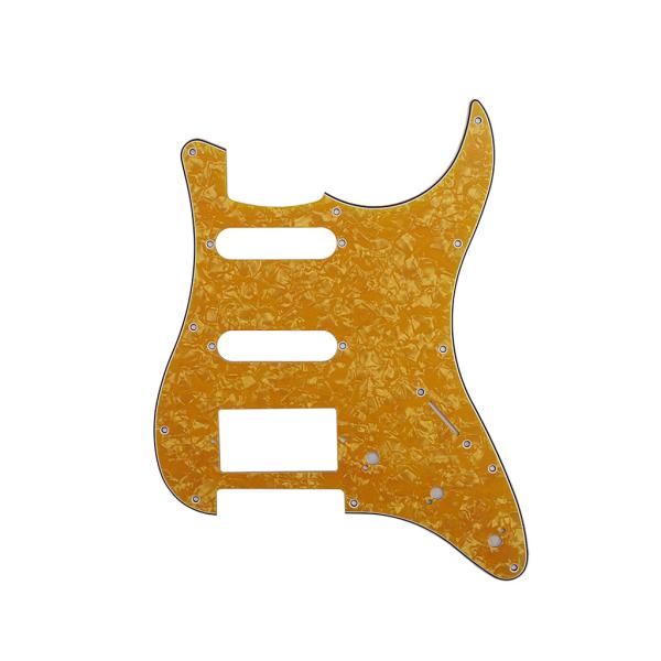 SSH 3-Ply Pickguard With Screw Mount 11 Holes For FD ST Electric Guitar Scratch Plate Guitar Accessories Parts