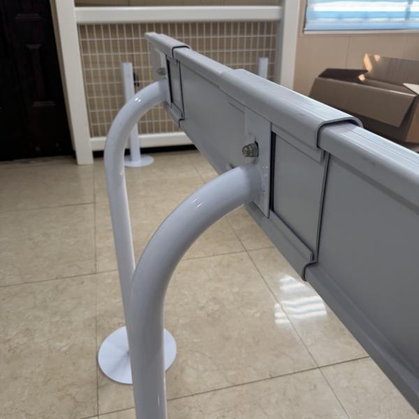 White Horse Running PVC Vinyl Fence 1.5m high Routed Post Type