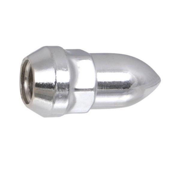 Silver / Chrome Wheel Lug Nuts Acorn Cone Seat Bullet Bulge Style 7/16X20
