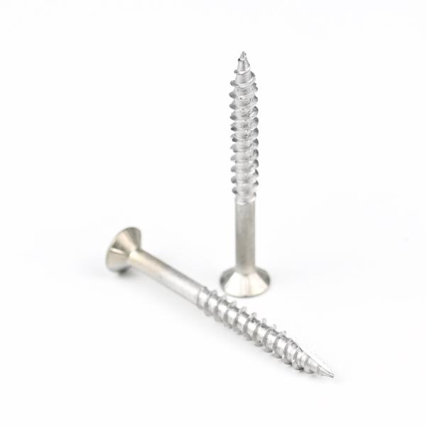 Деревянные конструкции настильные винты Pozidriv плоская голова 2 дюйма настильные винты для деревянных полов