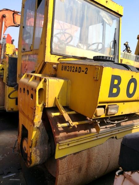bomag   BW202 compator used road roller germany roller compact four tires roller  deutz engine