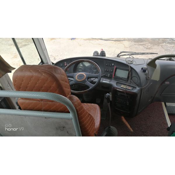Автобус тренера мест бренда ZK6938 39 Yutong используемый двигателем дизеля со стандартом эмиссии евро III с AC