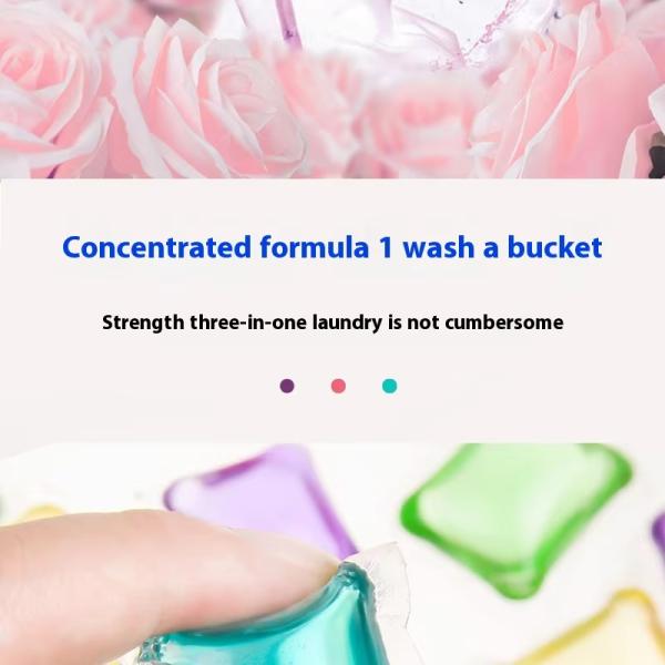 Factory Direct Sale Lavender Deep Cleaning Gel Pods with Low Foam Easy Rinse and Color Protection Laundry Pods