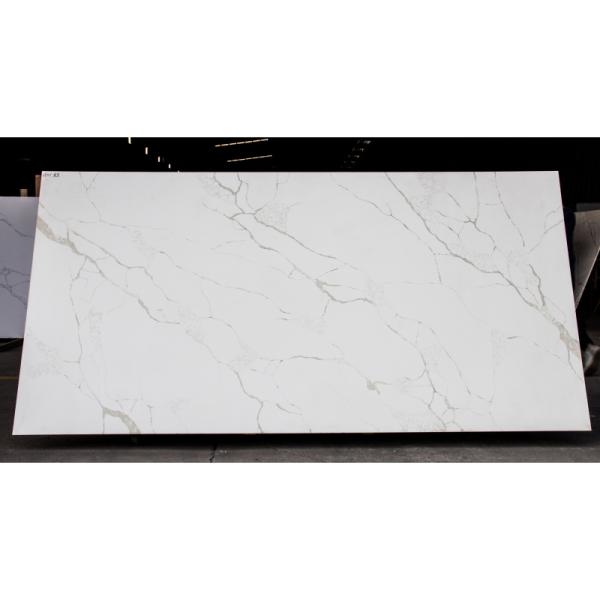 Modern Quartz Solid Surface 30mm Thick Quartz Kitchen Counter Tops Calacatta Laza