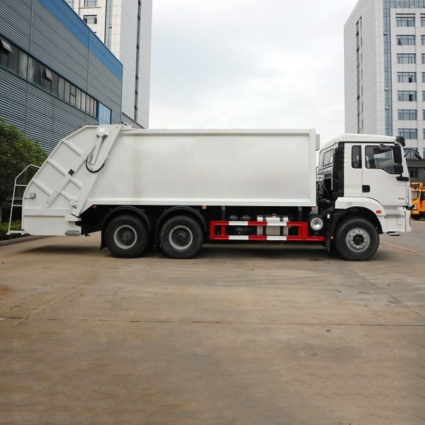 Compactor Hooklift Garbage Truck Weichai Engine 6x4 Garbage Can Cleaner Truck 345Hp Euro 2