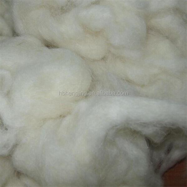 Scoured Brown Sheep Wool Waste for Insulation