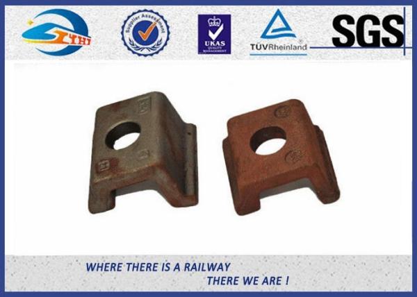 Plain Surface Carbon Steel KPO Type Rail Clip For DIN 536 And UIC 860 Standard Rail