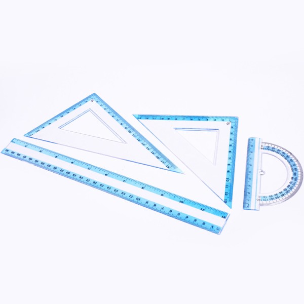 fast moving wholesale 4pcs 30cm geometric ruler set