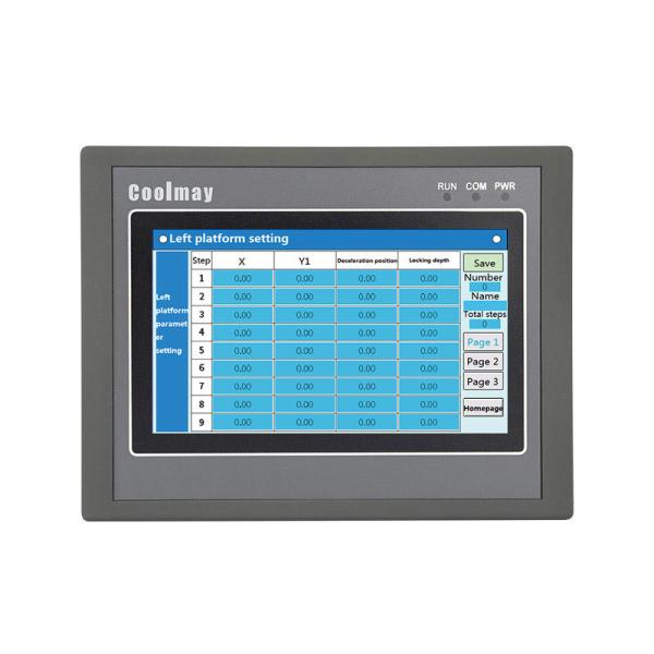 Coolmay 4,3-дюймовая интегрированная панель сенсорного экрана HMI РС485 РС232 4-проводная резистивная панель