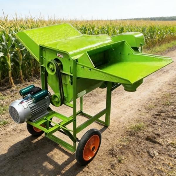 Solid Iron Grain Threshing Machine Corrosion Resistant Agricultural Grain Crusher