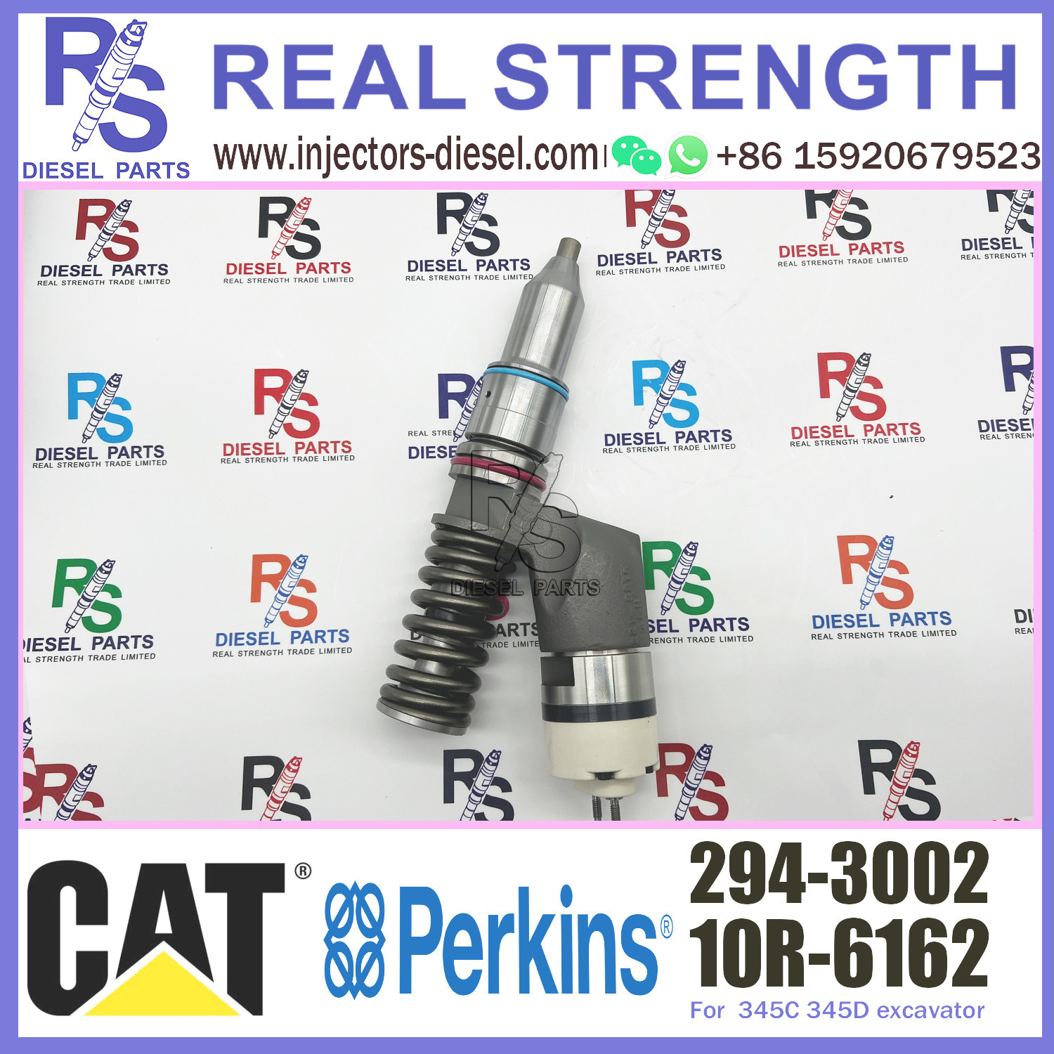 Инжектор 294-3002 10R6162 2943002 коллектора системы впрыска топлива C13 Perkins дизельный