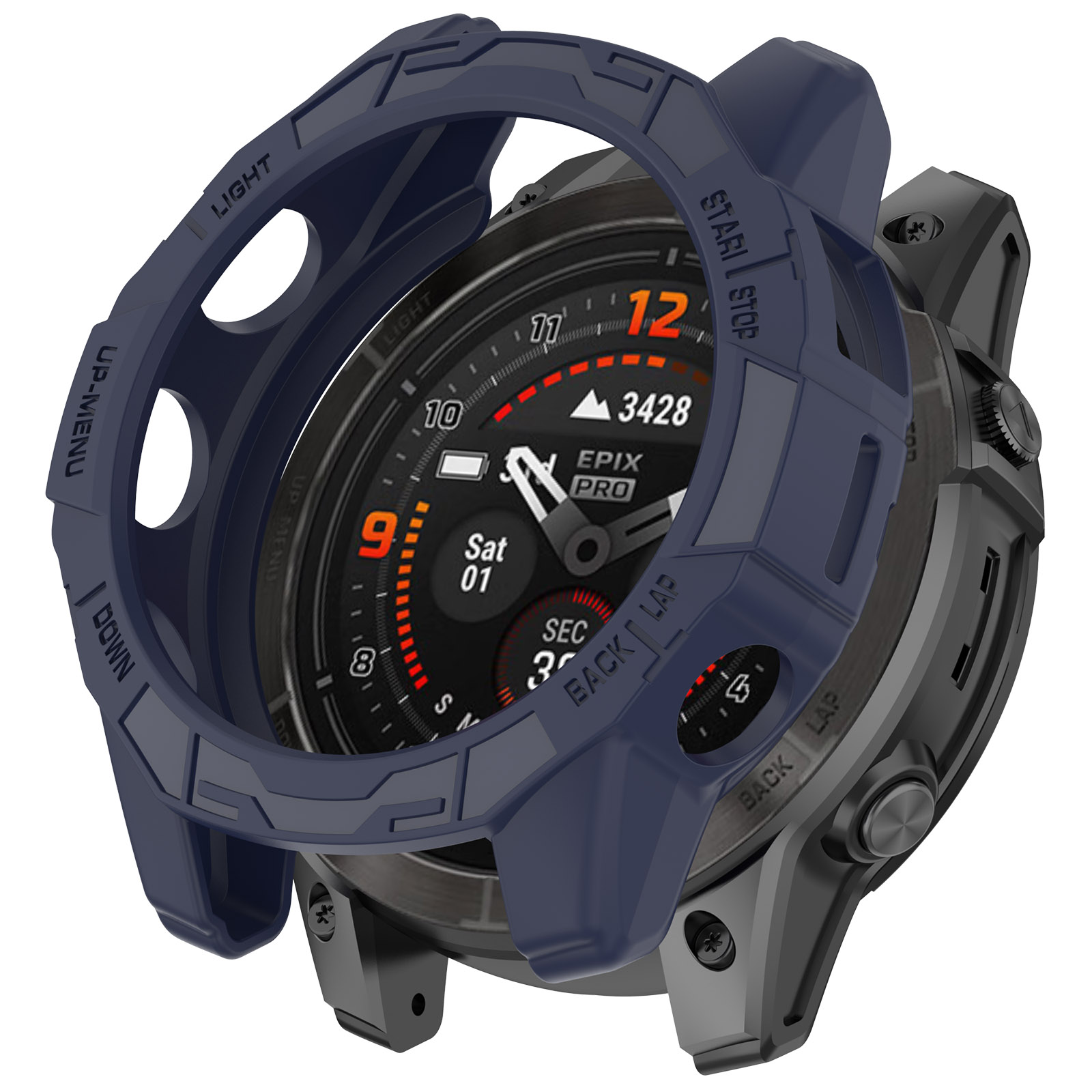 Smart Watch Cover Bumper Shell TPU Anti-Scratch Frame Protective Armor Skeleton Whole Surrounding Replacement Case Accessories