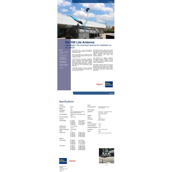 GigaSat DA-180 Lite Drive-Away Antenna