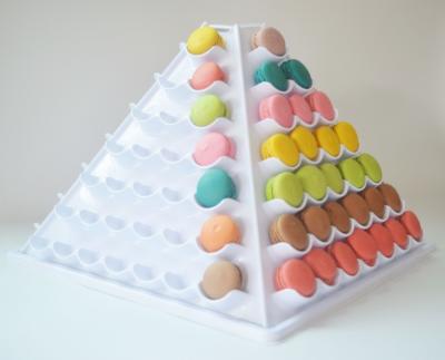 Suporte de exposição multifuncional do macaron da torre do macaron de 7 séries para vendas por atacado