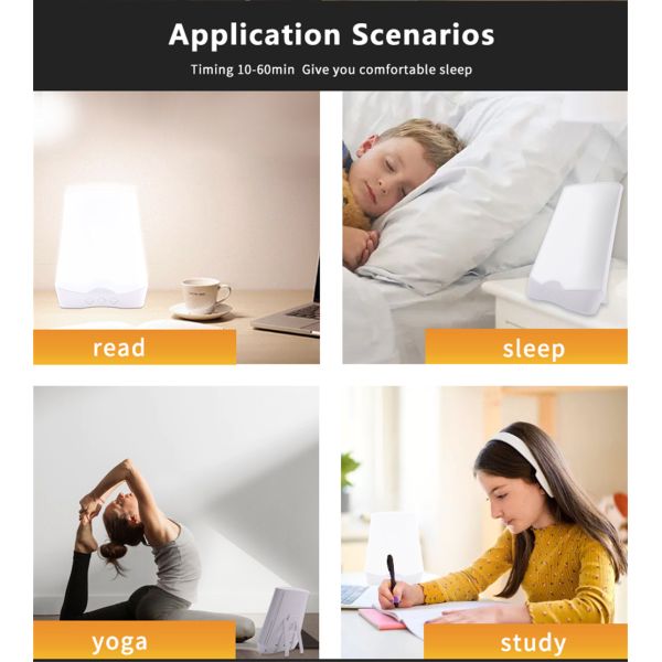 50000 Hours Working Time Modern Portable Energy Sun Lamp 10000 LUX Adjustable Bright Light LED White Light SAD Therapy Lamp Depression