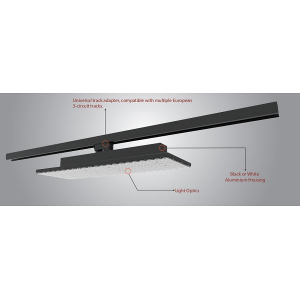 Линейный утопленный след SMD2835 освещая силу водителя Tridonic switchable