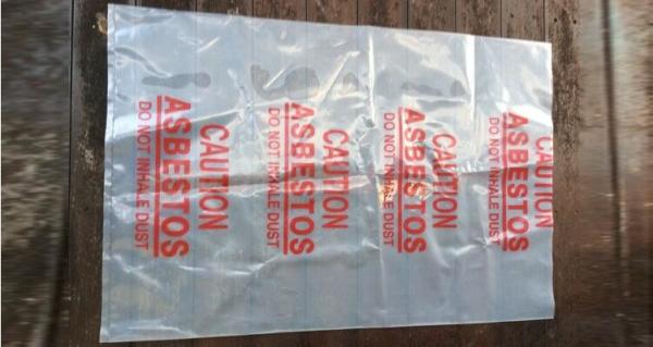 High quality factory supply Yellow color Asbestos Disposal Removal and Burial Bags, Plastic Manufacturer Extra Large Hea