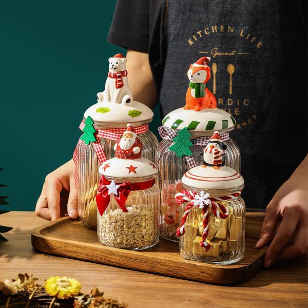 Silicone Lid Kitchen Cereal Containers