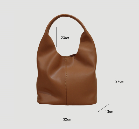 32cm 13cm 27cm Ladies Leather Cross Body Bags BSCI Retro Shoulder Bag Womens