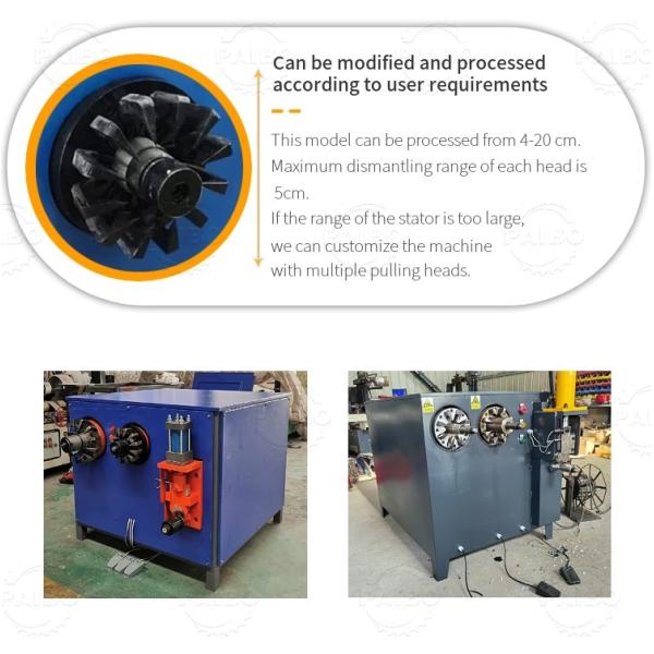 Scrap Motor Stator Recycling Machine High Purity Recovery Rate Of 99% For Customer Requirements