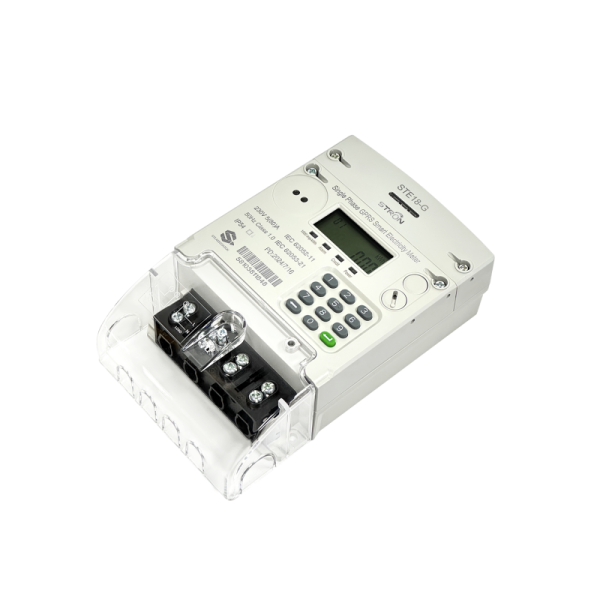 Smart Prepaid Electricity Meter Featuring Single Phase Design GPRS 4G Connectivity and Remote Monitoring for Power Management Systems